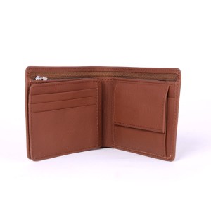 13 Pockets Genuine Cow Leather Wallet (Brown)  MGW-006